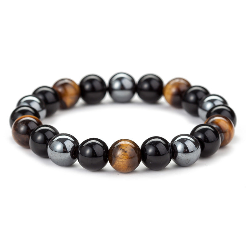 Tiger Eye Textured Bracelet - Express Inner Harmony and Time Less Style