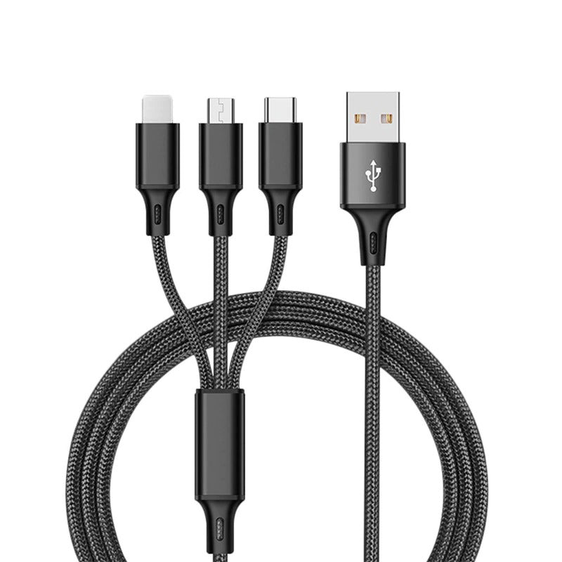 Universal Charging Cable 3-in-1 USB Cable