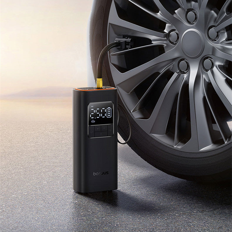 Portable Tire Inflator Portable Air Compressor, FAST, LCD Display and Versatile Usage