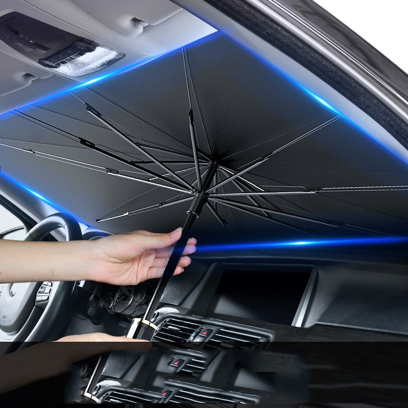 Foldable Sunshade Car Umbrella: Stay Cool and Protected